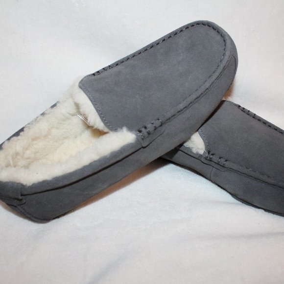 UGG KOOLABURRA MENS FUR SUEDE SLIPPERS GRAY - Picture 6 of 6